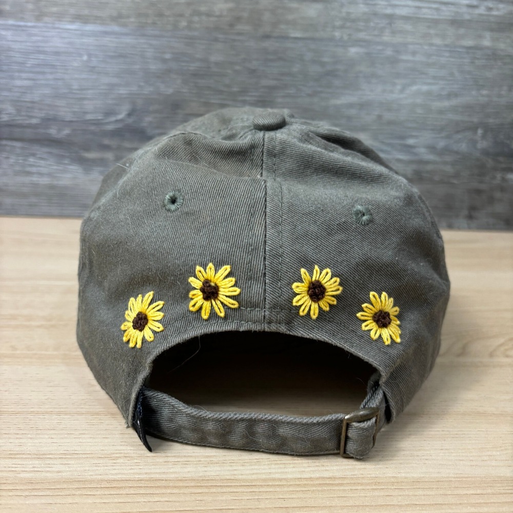 Sunflower Hat Cap Strap Back Womens Brown Olive‎ Green Outdoors Adjustable - Picture 6 of 11
